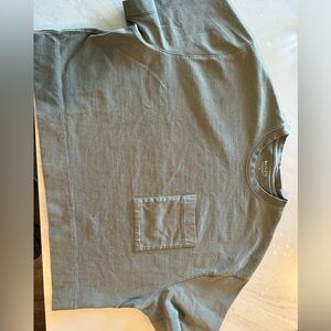 Athleta cotton cropped tee